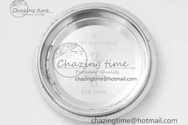 1222 UrbanChic Speedmaster Racing Master SS HKF Best Edition Blue Black Dial on SS Bracelet A 7808